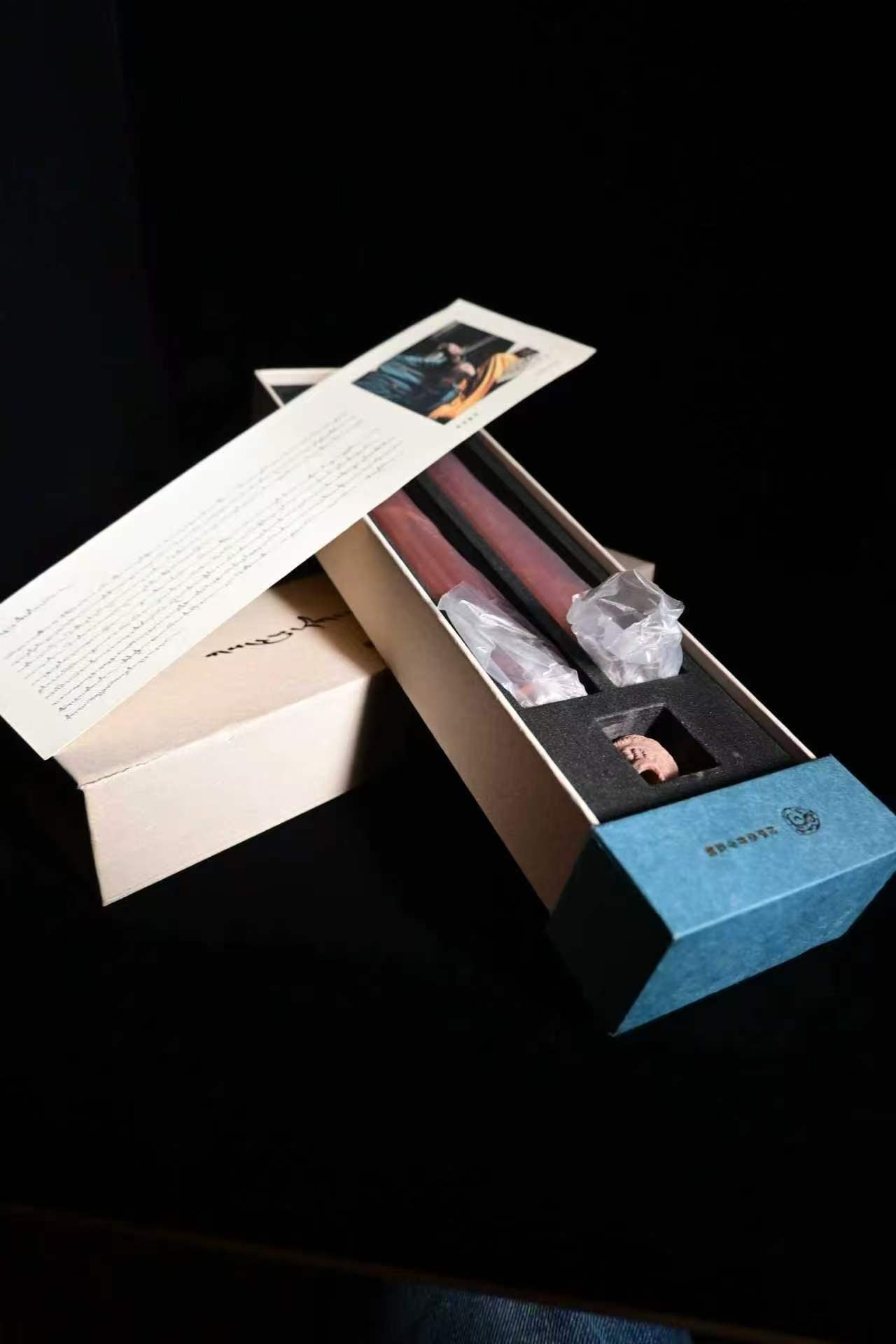 Agarwood Juniper Woody Notes, for Meditation, Sangpu Monastery Tradition Tibetan Incense Sticks Gift Box Set (WISDOM)