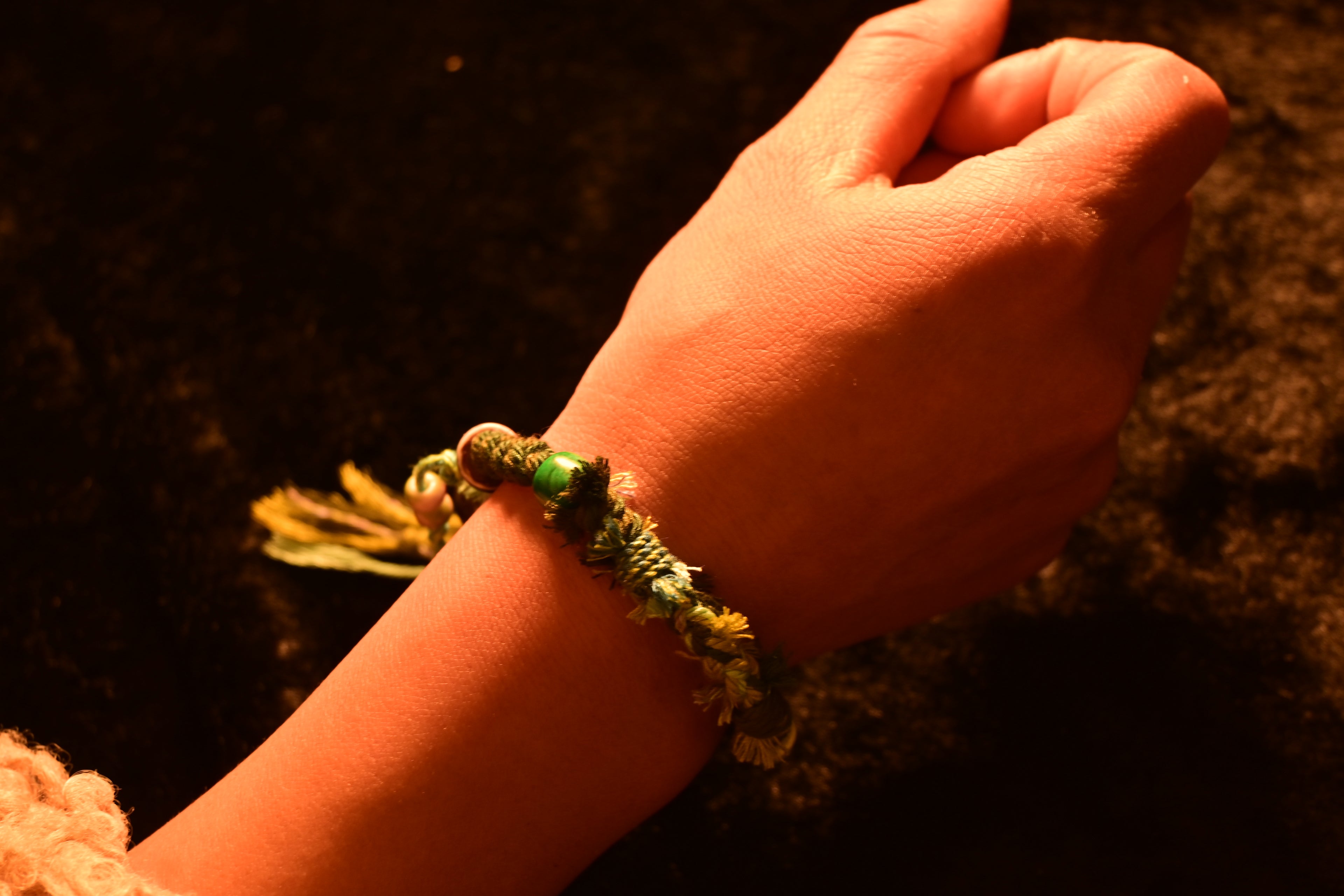 The Woven Bracelet Green I